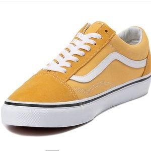 Vans Old Skool Skate Shoe - Yellow